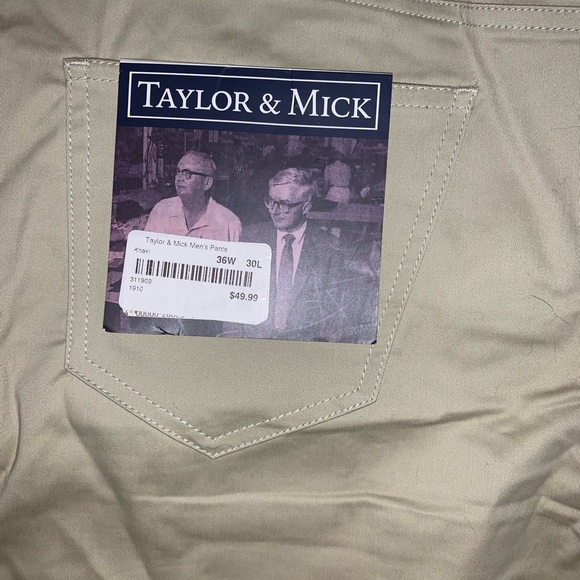 Men’s Taylor & Mick khaki pants - Picture 5 of 6